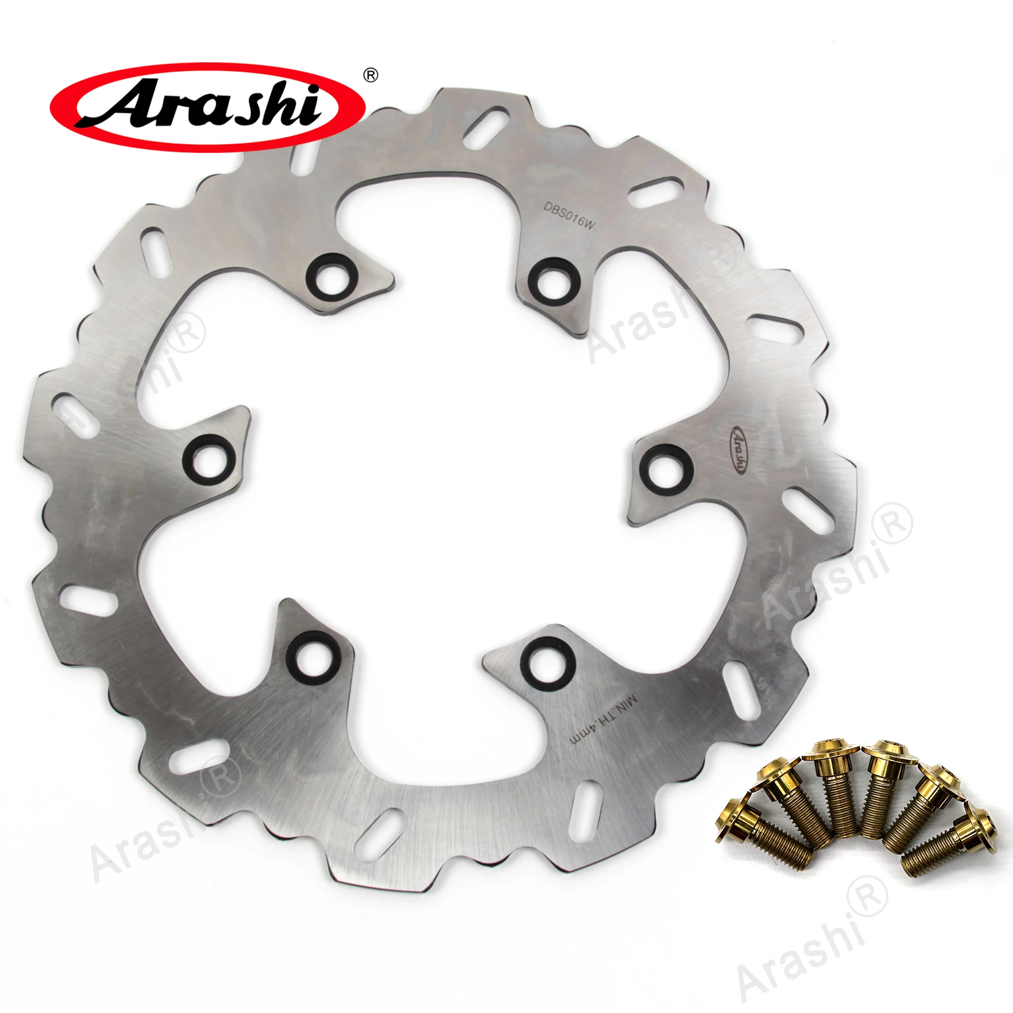 ARASHI For SUZUKI AN BURGMAN 400 1999 - 2002 2000 2001 Front Brake Disc CNC Brake Disks Rotors Bolts Screw