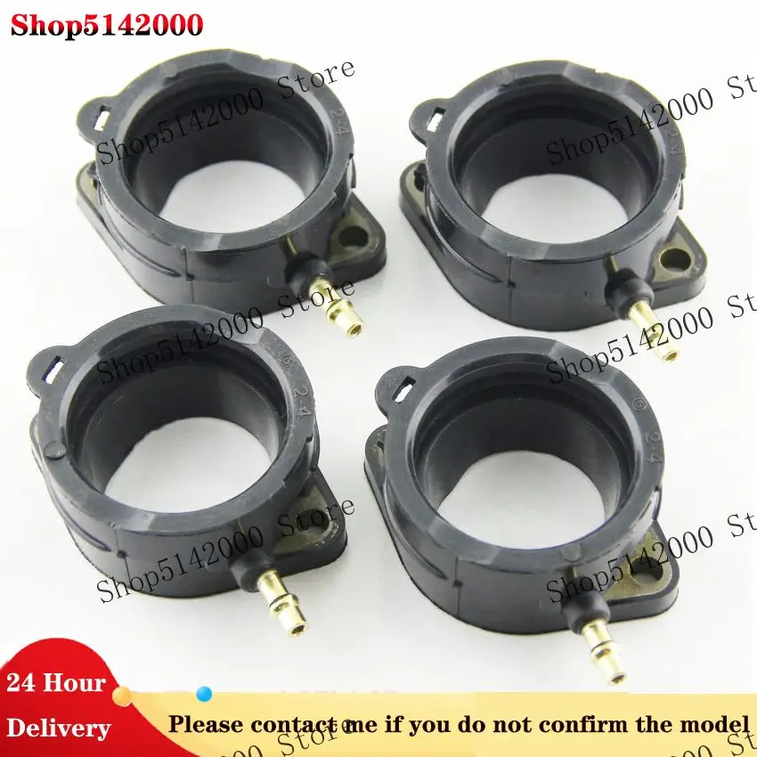 

4Pcs Motorcycle Carburettor Interface Intake Adapter For Kawasaki ZX1200 ZZR1200 ZX1100 Ninja ZX-11 ZX 1100 ZZ-R1100 16065-1210