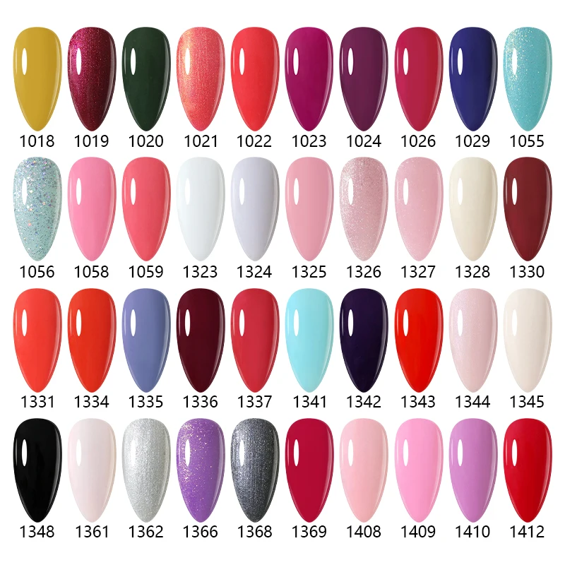 Arte Clavo Red Color Series Nail Polish UV Soak Off Varnish 15ml Manicure Nail Art Long-lasting Hema Tpo Free Gel Nail Polish