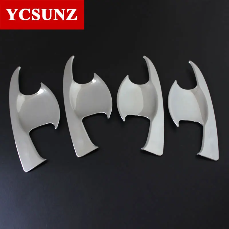 ABS Door Handle Insert Cover For Toyota Fortuner Hilux Sw4 2016 2017 2018 2019 2020 2021 2022 Car Accessories