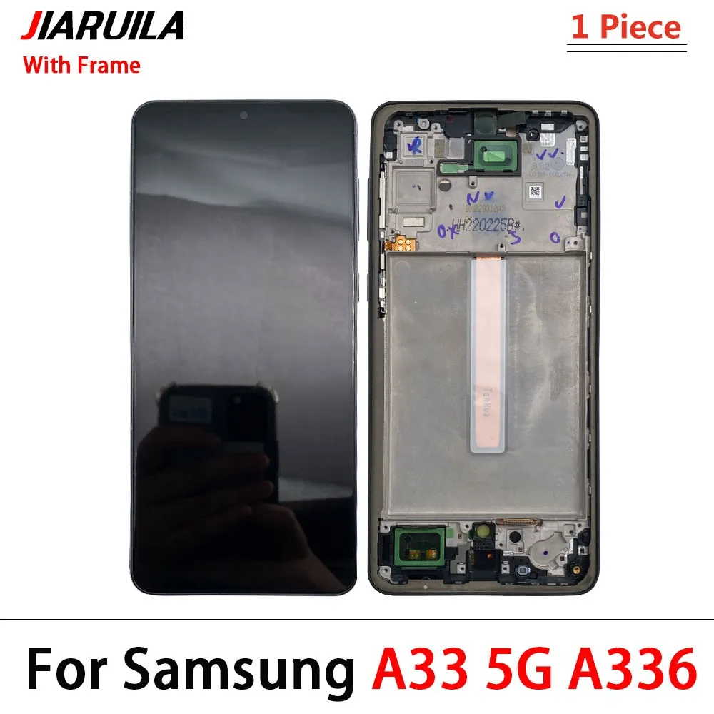 LCD Display Touch Screen Digitizer With Frame Repair For Samsung A53 5G A22 A51 A12 A02S A01 A10S A20 A20S A70 A50S A32 4G A21S