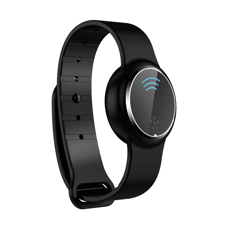 צמיד דוחה יתושים חכם לילדים, עמיד למים, רצועת TPU, שעון קוורץ מופעל על ידי אנרגיה סולארית, מעטפת ABS עמידה לאור שמש