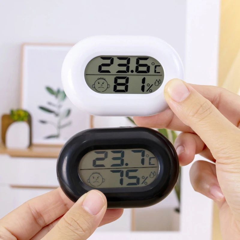 LCD Digital Thermometer Hygrometer Indoor Room Mini Electronic Temperature Humidity Meter Sensor Gauge Weather Station For Home