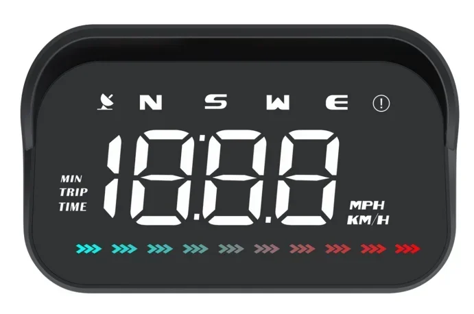 Car Digital Speedometer Head Up Display HUD GPS Odometer Overspeed Alarm Universal, Overspeed Alarm HD Display, for All Vehicle