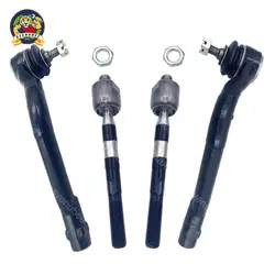 Svenubee Front Inner Outer Tie Rod End Link 4pcs Kit for Hyundai Sonata Azera Kia Optima 2011 2012 2013 2014 2015 2016 2017