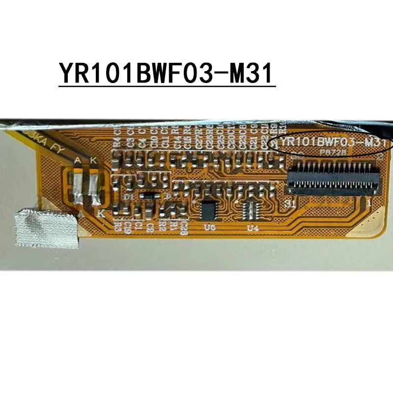 Imagem -03 - Polegada 31 Pinos Matriz de Tela Lcd Yr101bwf03-m31 Yr101bwf03 Display Lcd Painel Módulo Lente Vidro Substituição 10.1