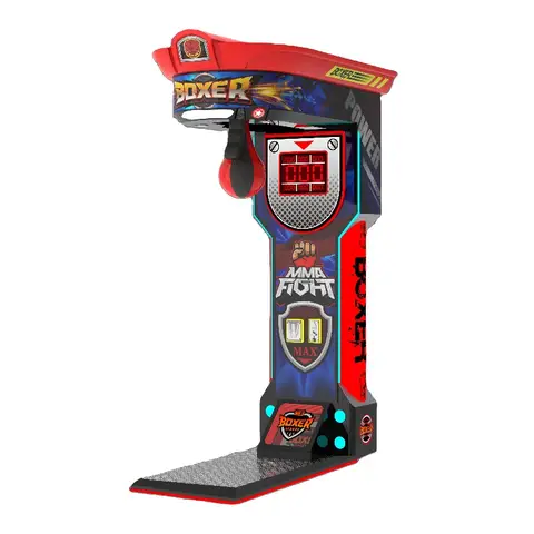 Boxing Arcade Machine Punching Game Machine Boxing Machine Electronic Score Sensor Adjustable Difficulty for Game Room Custom