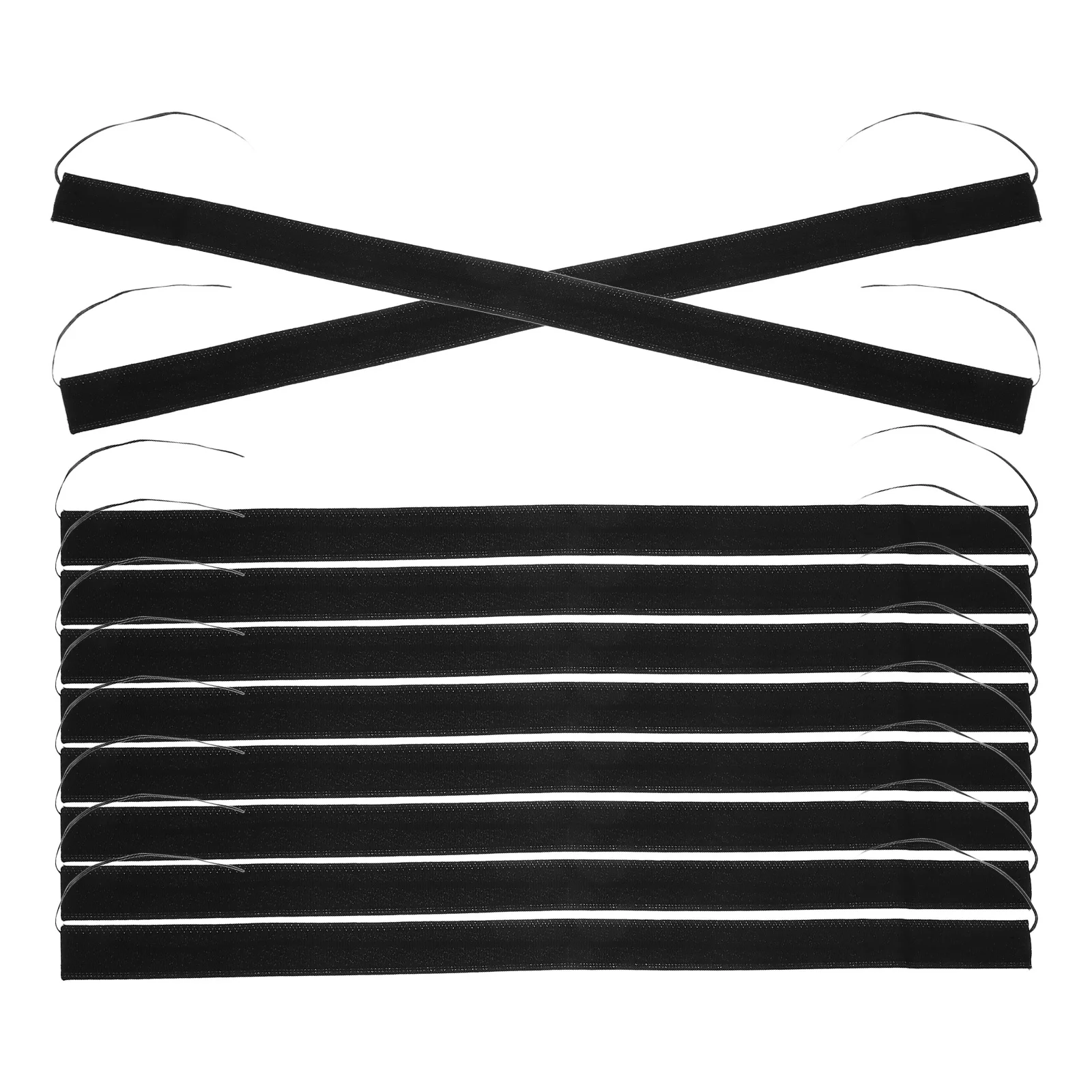 

10Pcs Hard Hat Sweatbands Adjustable Cotton Drawstring Liner Washable Replacement Sweatbands Welding Safety Accessories