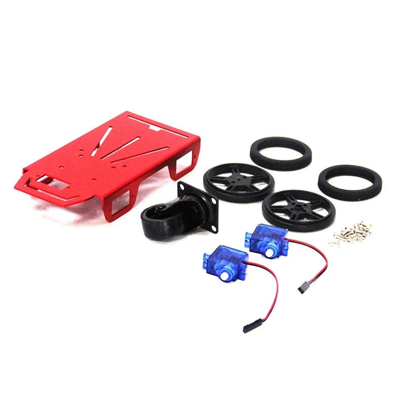 

3 шт., 2WD Drive, электронный умный радиоуправляемый автомобильный комплект шасси робота FT-MC-001