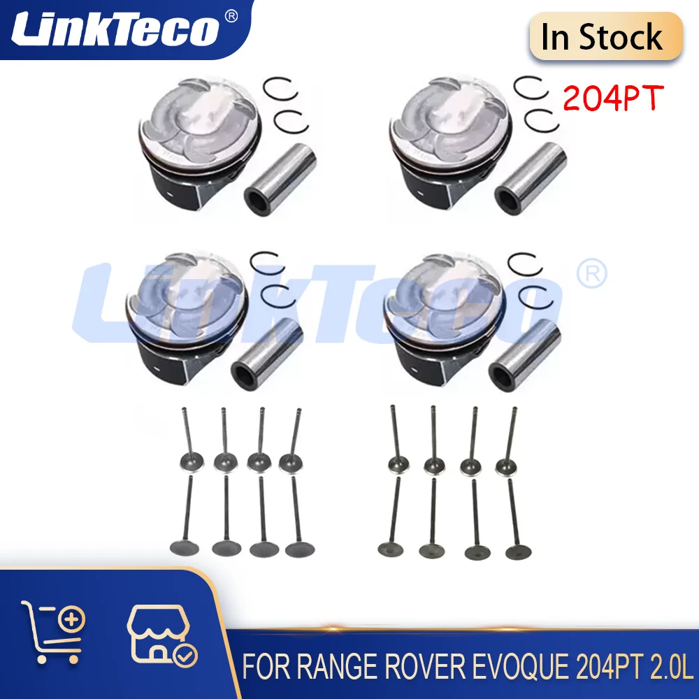 

Engine Rebuilt Kit Piston Intake & Exhaust Valves Fit 2.0 L 204PT GAS For 2011-2019 Land Rover Range Rover Evoque Jaguar XE 2.0T