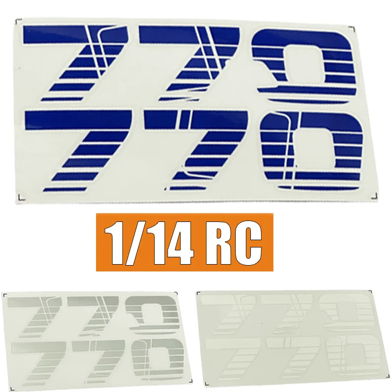 Sticker Mud Blocking Adhesive for Tamiya 1/14 RC Truck for SCANIA R730 R620 R470 Car Accessories