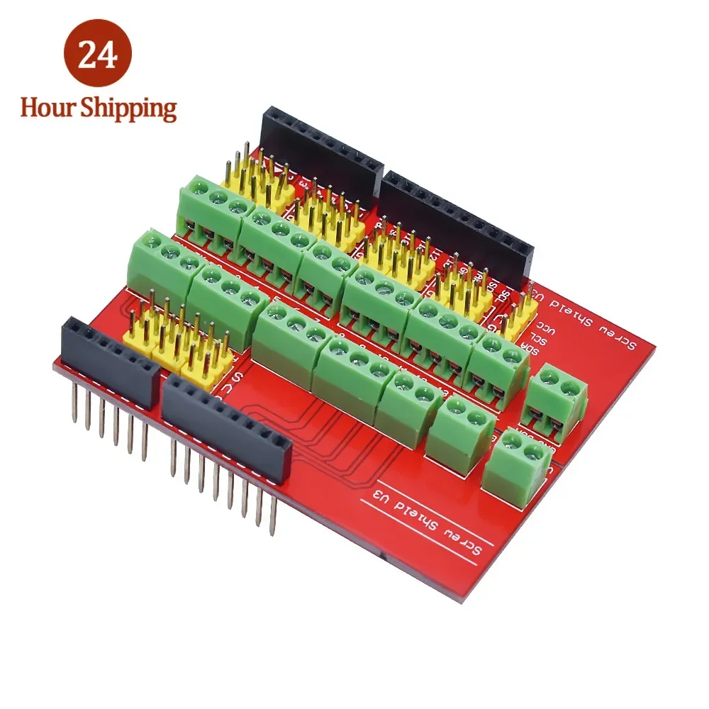Screw Shield V1 terminal V3 expansion board is compatible UNO R3 Interactive Media Moudle