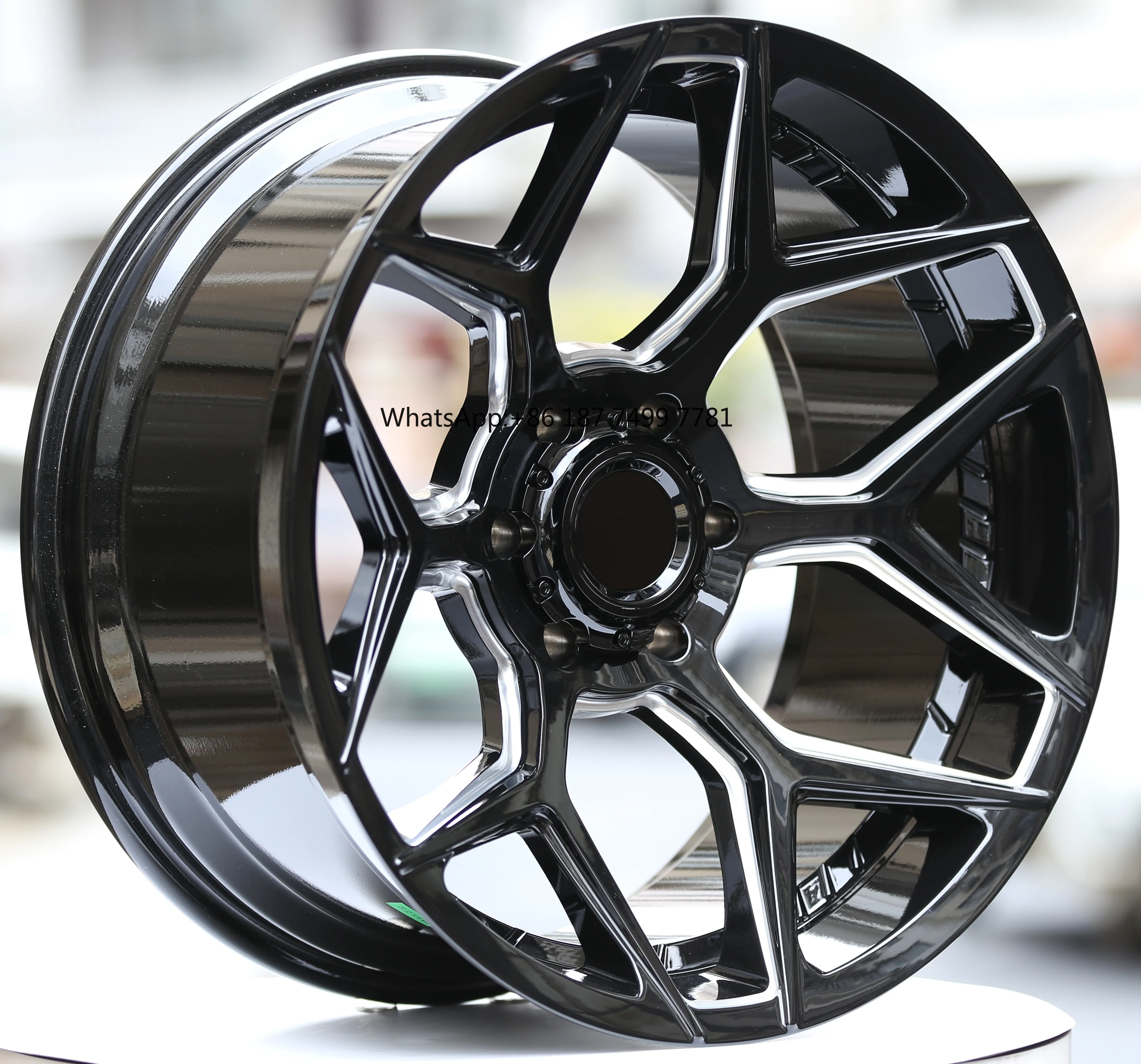 

20 22 24 Inch Aluminum Alloy Off-Road Upgrade Wheels for .Hilux Jeep Wrangler Gladiator GMC Yukon Chevrolet Pickup SUV