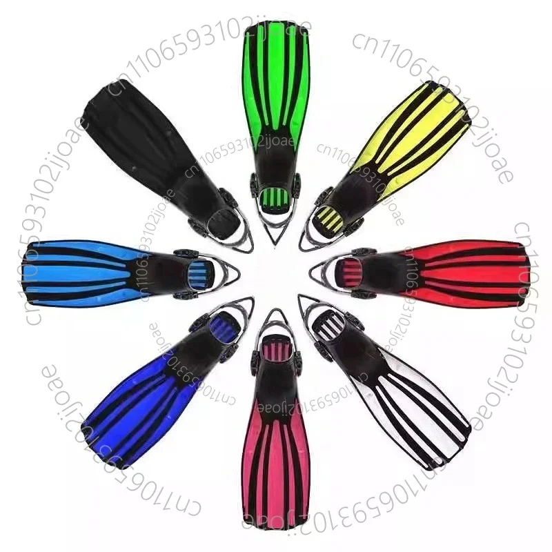 Adjustable Spring Shoelaces Swimming Training Flippers Snorkeling Scuba Long Flippers