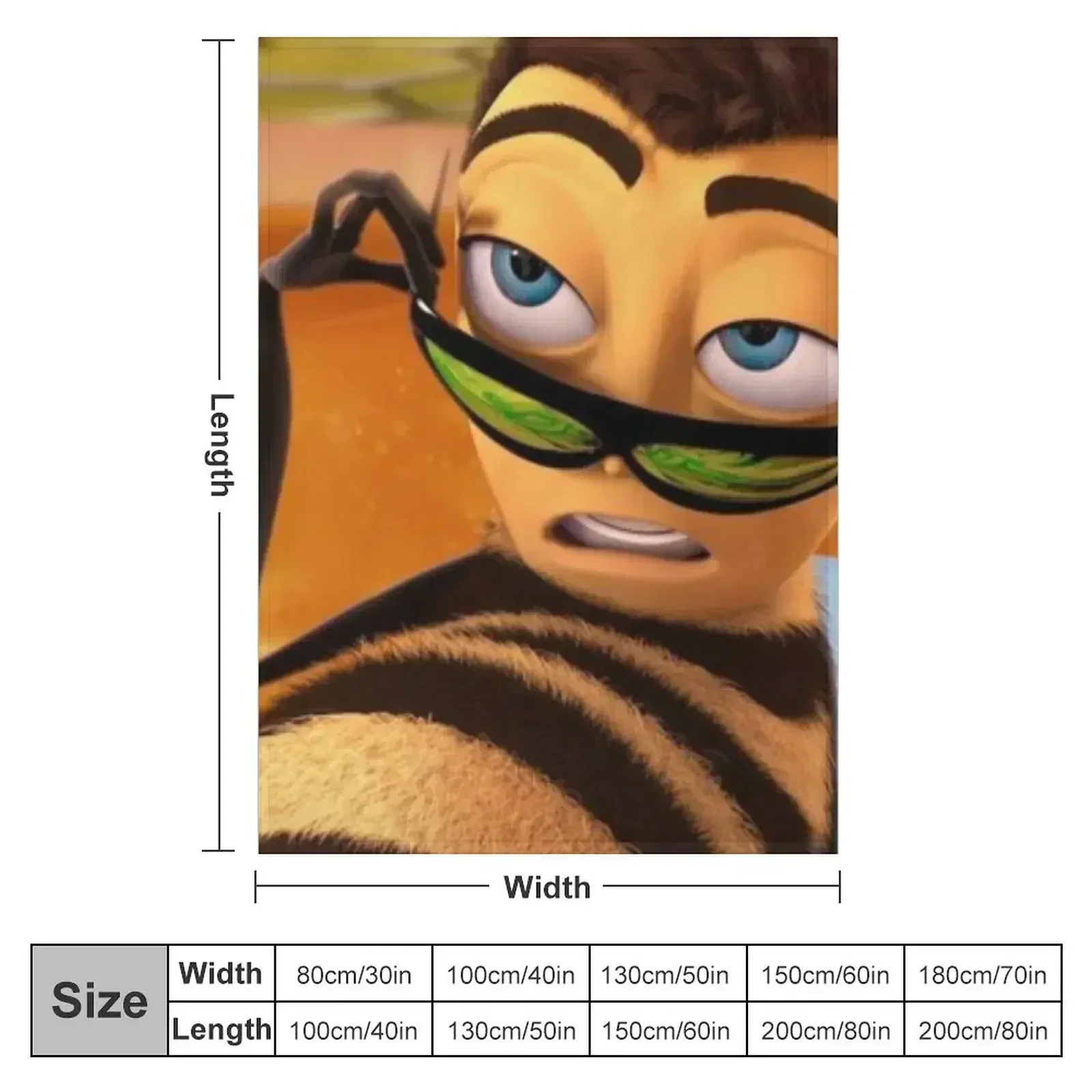 Bee Movie Barry Benson Meme Throw Blanket Picnic decorative Blankets For Baby Sofa Throw Blankets
