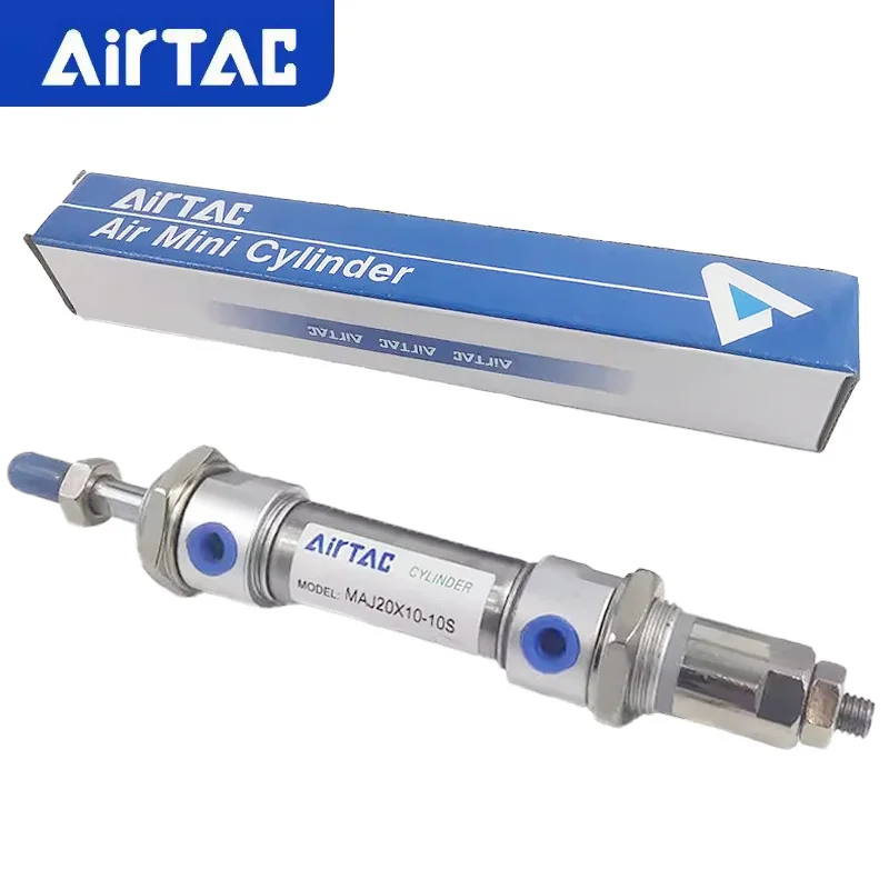 AirTAC MAJ Stainless Steel Adjustable Stroke Small Air Pneumatic Cylinder Complete MAJ16/20/25/32/40-25/30/50/75/100/150/200S