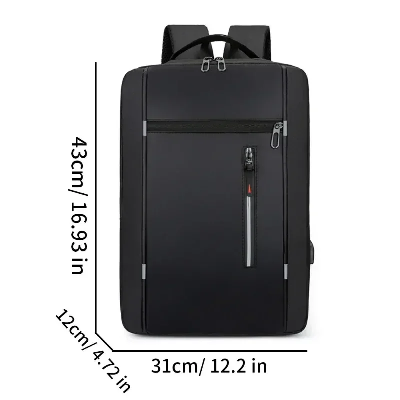 Waterproof Business Backpack Men USB School Backpacks 15.6 Inch Laptop Backpack Large Capacity Bagpacks for Men Back Pack Bags