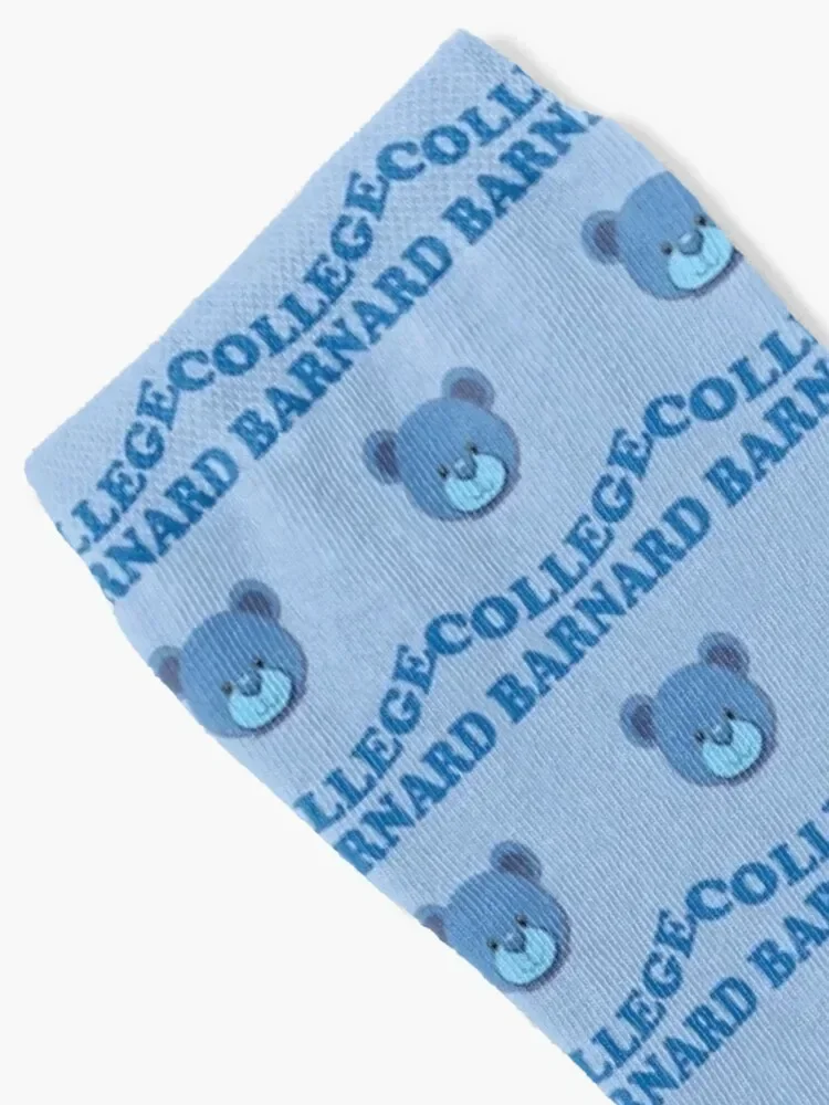 Barnard Blue. Socks with print cycling floor snow Men Socks Women's