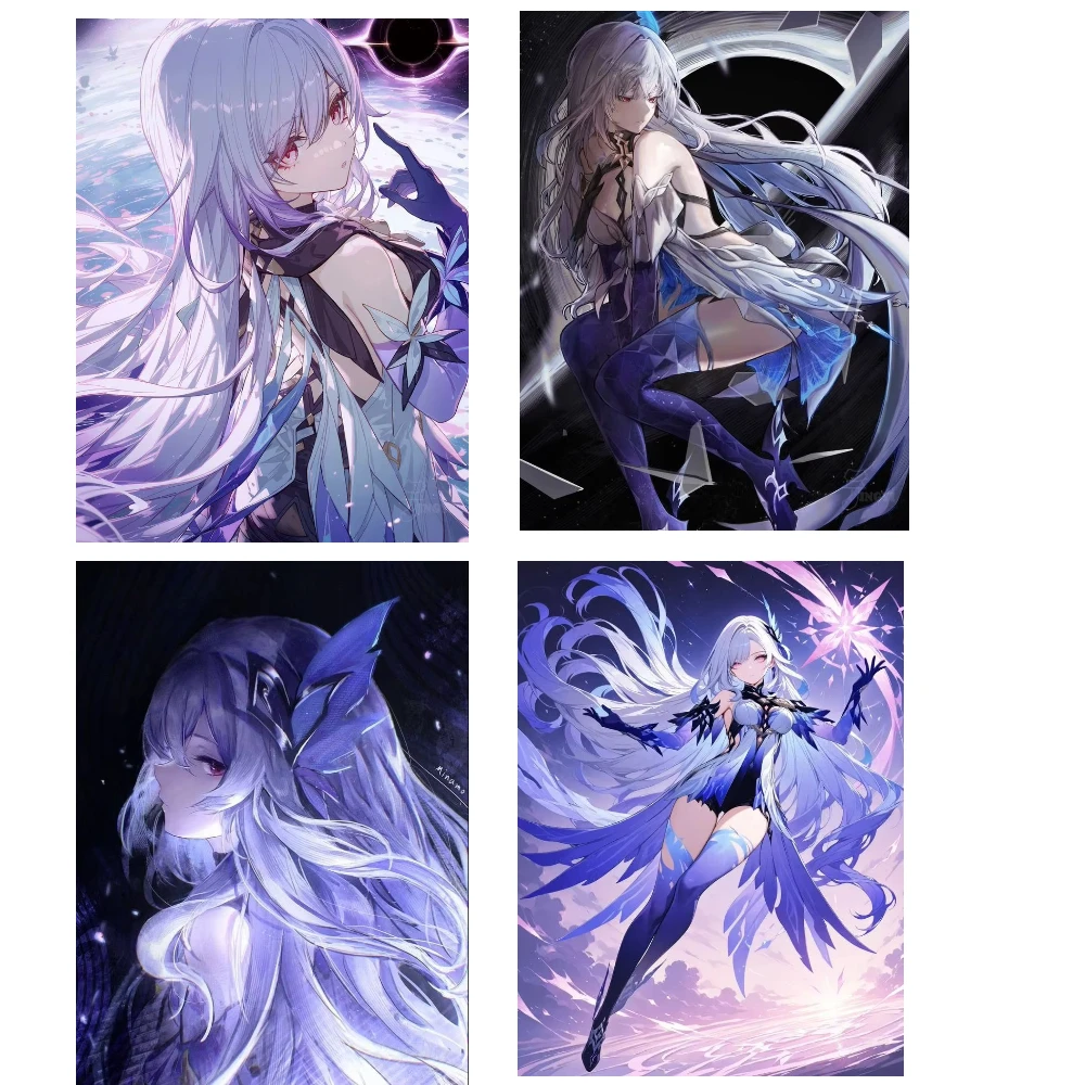 Pretty Cartoon Girl  5D DIY Full Square&Round Diamond Painting Set Mosaic Art Home Decoration Gift for Living Room Bar