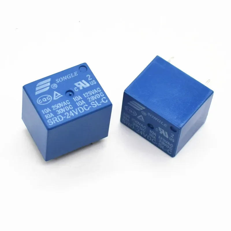 24V DC SONGLE Power Relay T73-24V SRD-24VDC-SL-C PCB Type