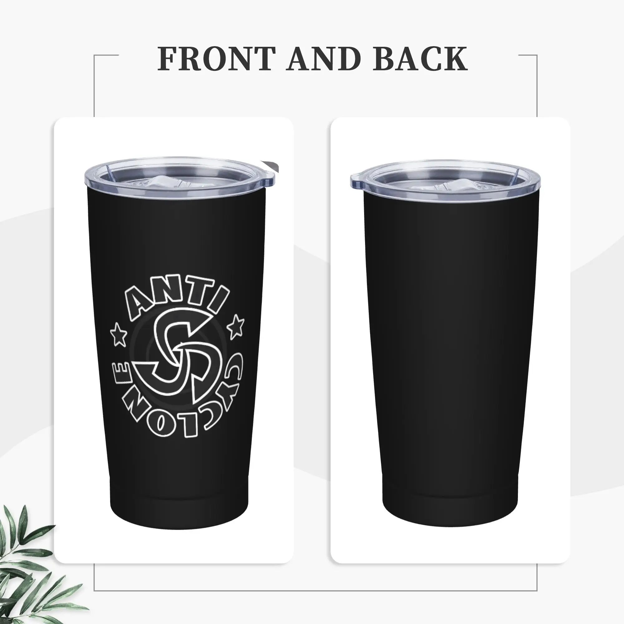 Stainless Steel Tumbler Vodka's Anti Cyclone UmaMusume Thermal Mug  Keep Heat Cold Drink Mugs Cup Camping Water Bottle