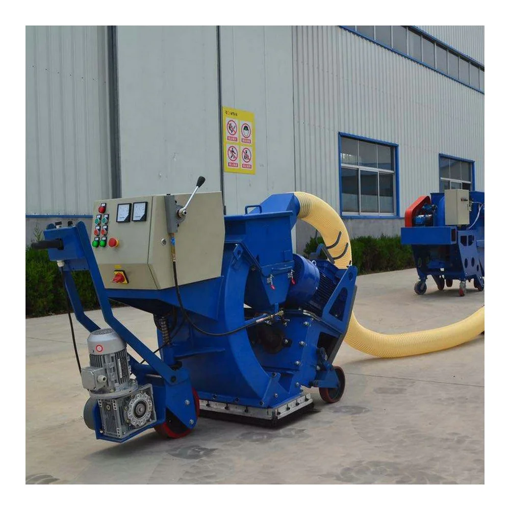 Premium Steel Surface Preparation Rust Coating Removal Plate Deck Floor Cleaning KLRO550 Industrial Movable Shot Blaster