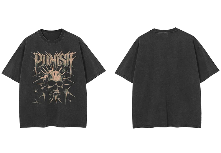 Thorn Skull Graphic T-Shirt