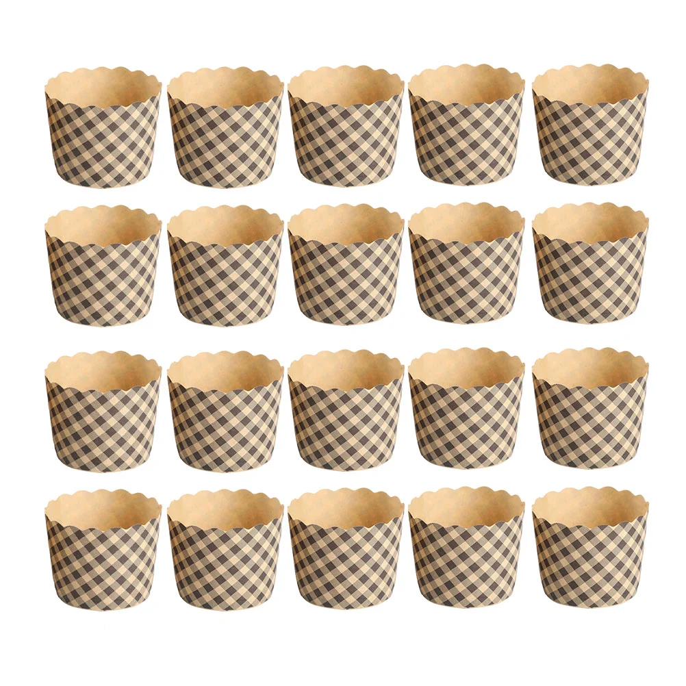 

100 Pcs Muffin Cup Mini Paper Cups Cupcake Stand Decorative Holders Practical Baking Heat Resistance Wrapping