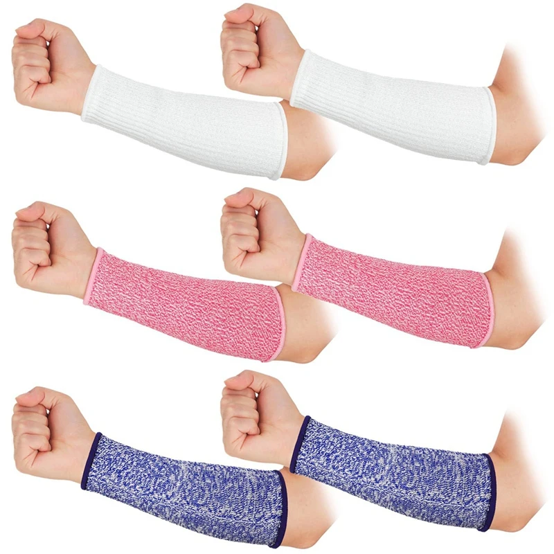 3Pairs Arm Protectors For Thin Skin And Bruising Cut Resistant Forearm Sleeve Level 5 Arm Burn Protection Sleeve