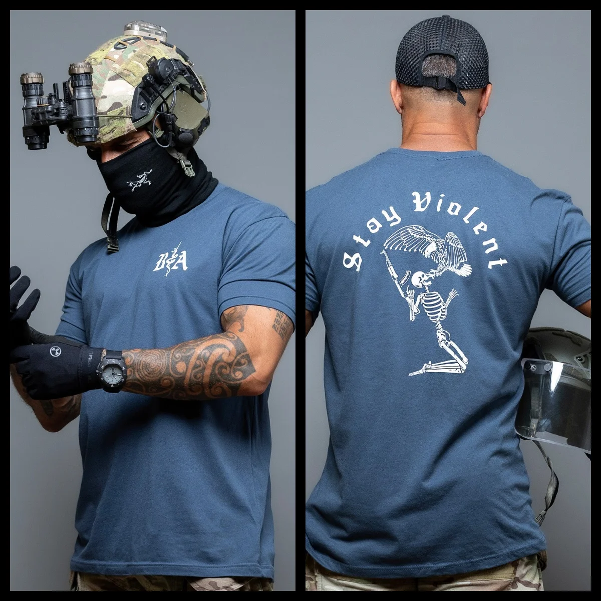 Summer Stay Violent _ Breathable T-shirt Cotton T-shirts for Cross-country Sports