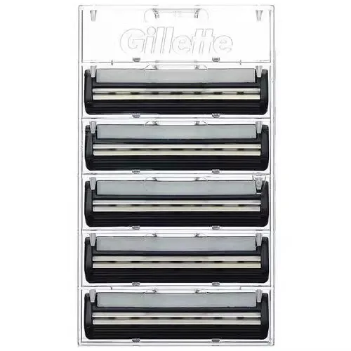 Gillette ContourPlus Razor Heads Piovting Head Twin Blades with New Improved Lubricating Strip For ContourPlus Vector 2 FEIYING