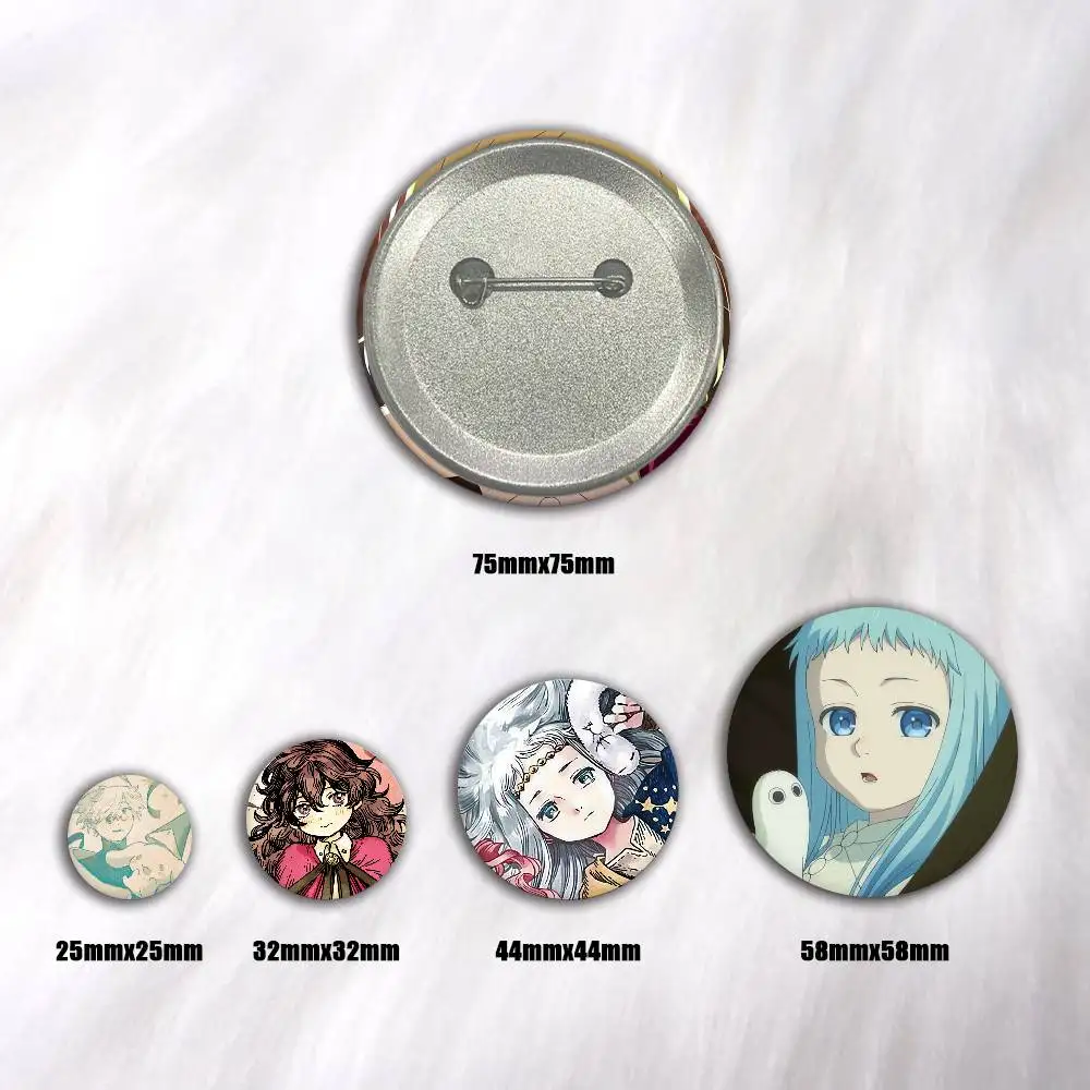 A-Witch Hat A-Atelier Badge On Backpack Accessories Manga Icons Pins Round Cartoon Brooches For Clothes Bag Decor Gifts