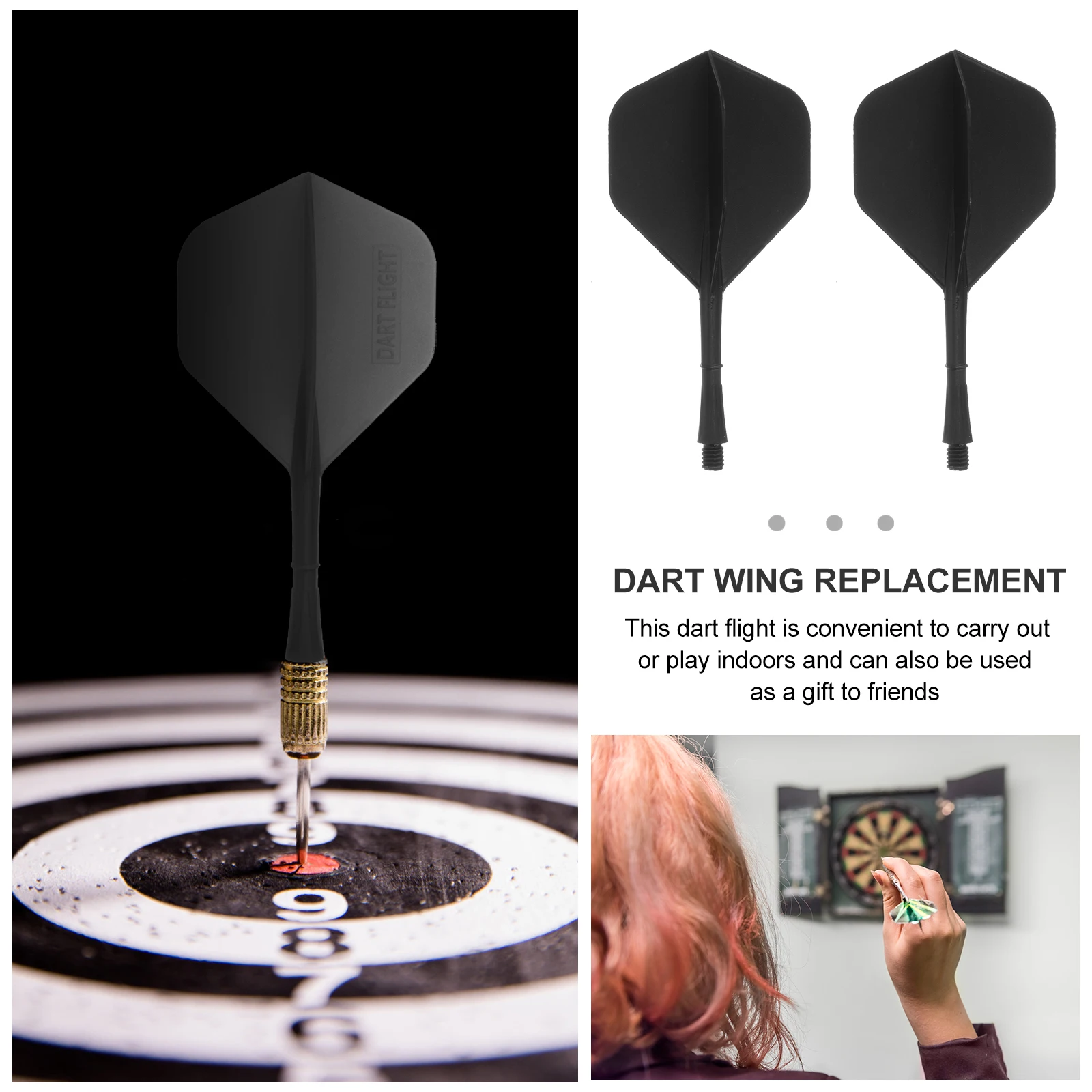 

10 Pcs Dart Tail Leaf Pole Flights Professional Wings Convenient Balance Replaceable Pp Lightweight Supplies