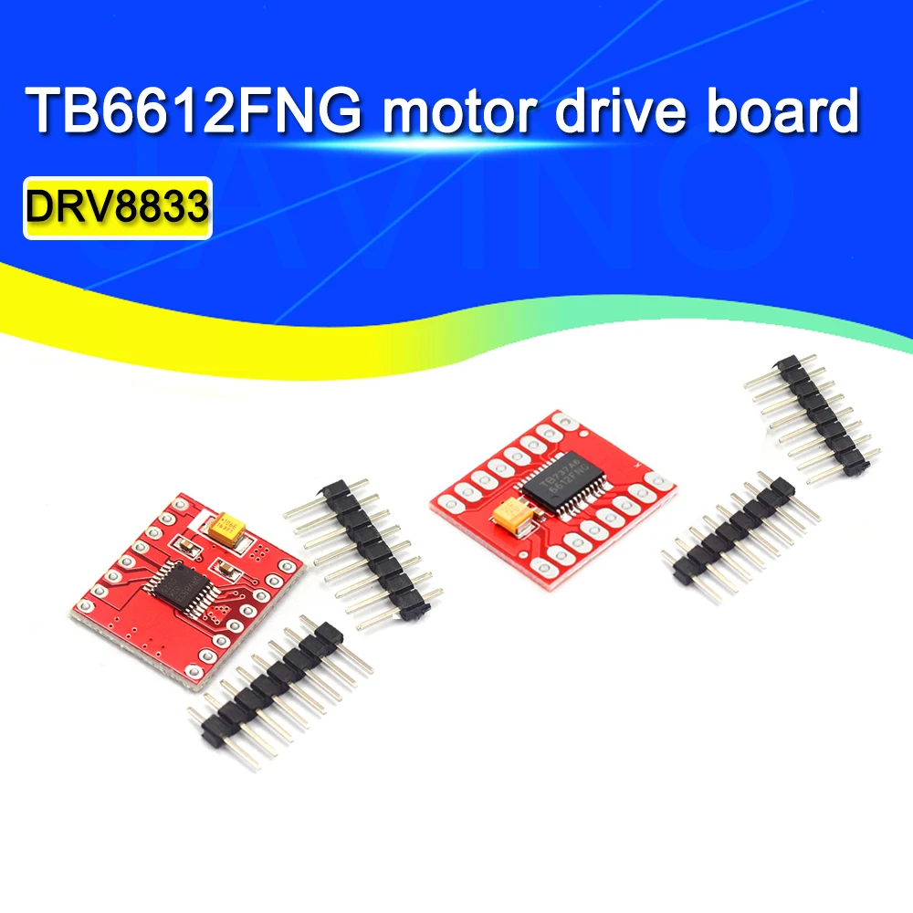 Arduino 마이크로 컨트롤러용 듀얼 모터 드라이버, TB6612 DRV8833, 1A TB6612FNG, L298N 보다 우수