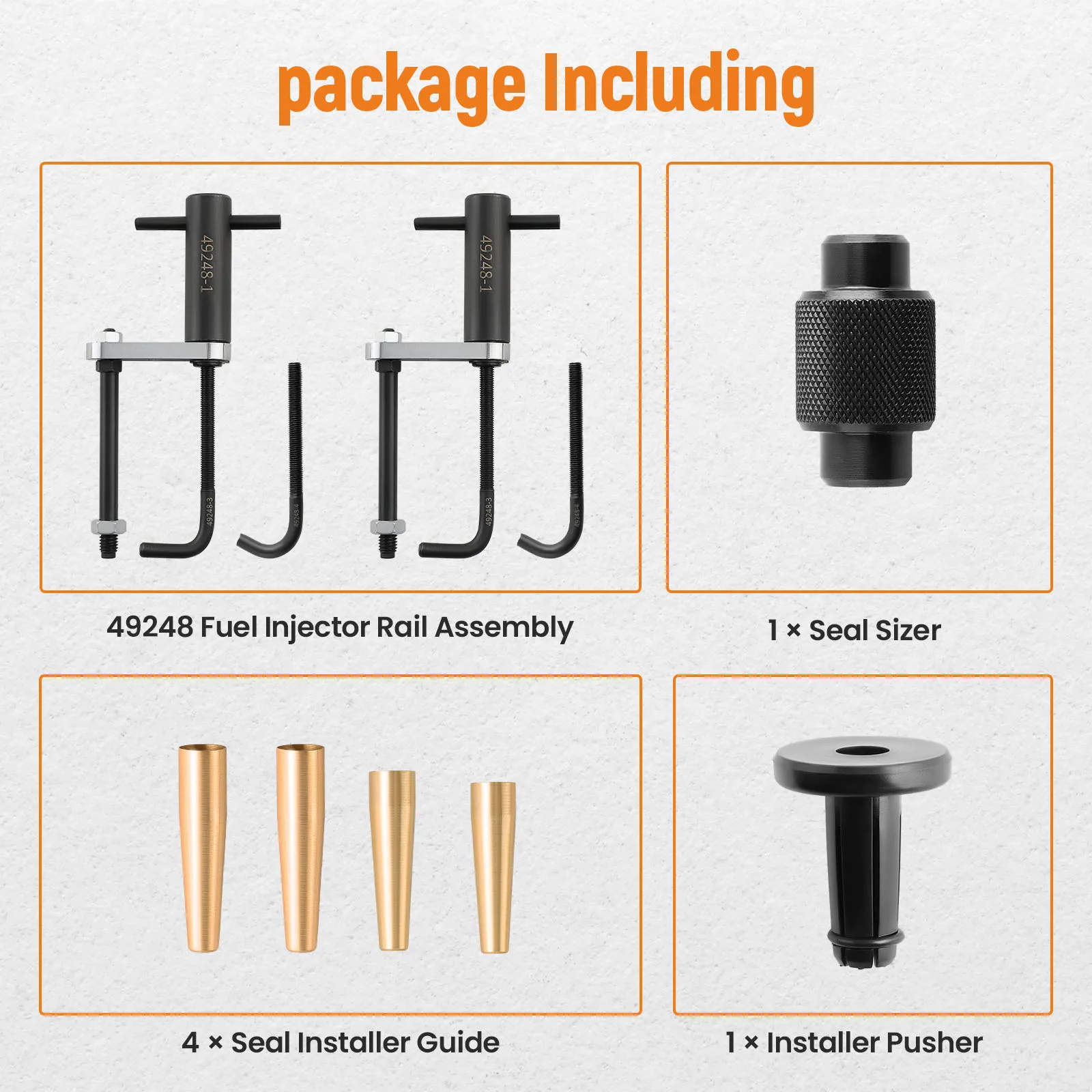 

GM245 Fuel Injector Seals Tools For GM 2.0L & 3.6L engines fuel injectors 2010 2011 2012 2013 2014 2015 2016 2017