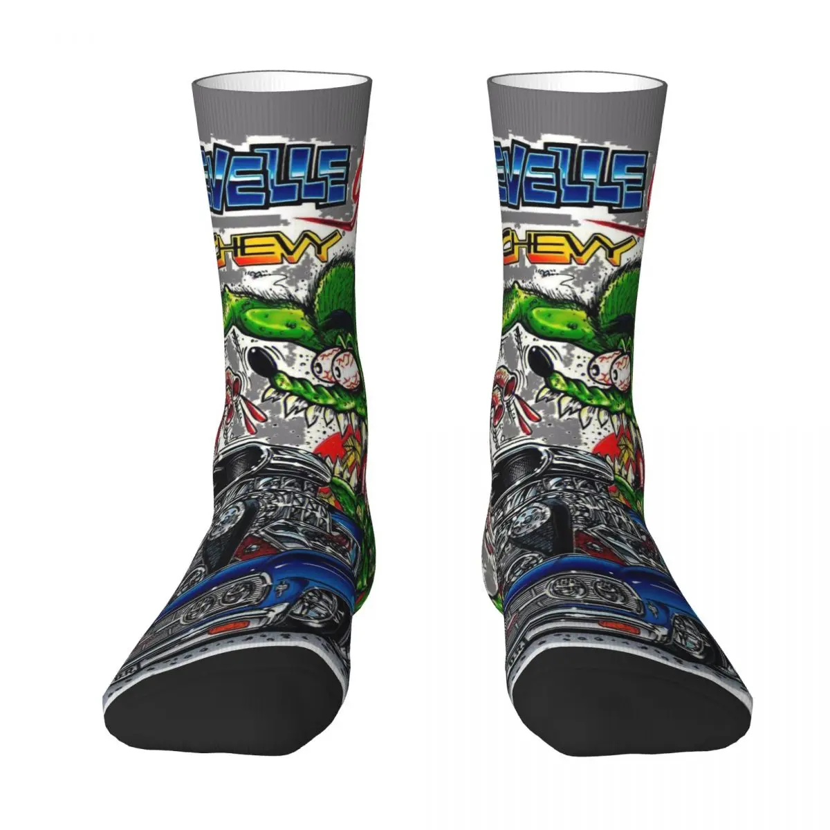 

Messy Harajuku Tales Of The Rat Fink 6 Unisex Winter Socks Running Happy Socks Street Style Crazy Sock