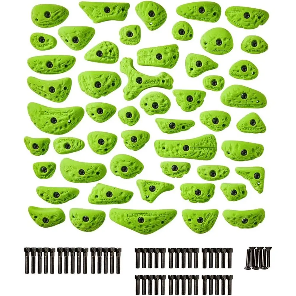 

50+ высококачественных пластиковых зацепов для скалолазания для начинающих: разнообразные формы (джаги, кримпы, пинчесы)