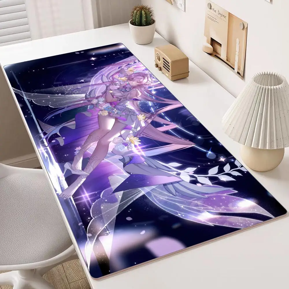 

Cyrene Honkai Star Rai Mouse Pad Multiple Sizes Large Square Computer Office Game Table Mats Rubber Anti-slip Mousepads