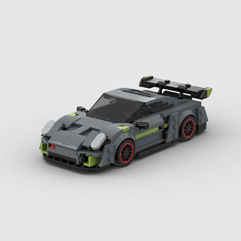 MOC Technique Speed Champions Racing Sports Vehicle Car Supercar Building Blocks Kit Bricks Classic Racecar GT2 RS Toy Kids Gift