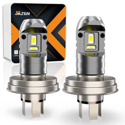 R2 P45T LED Headlight Bulb DC 12V Super Bright White High Low Beam LED Bulb for Motorcycle Headlight Non-polarity