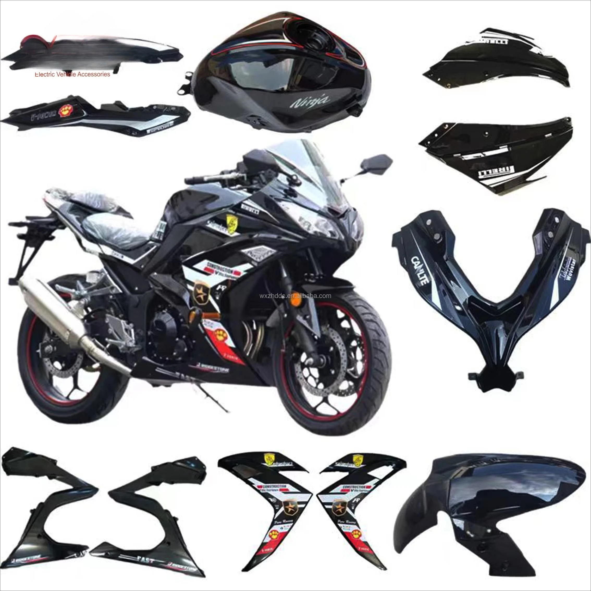 Vendita calda R3/Horizon/Piccolo Ninja Moto Off-Road Buggy Body Kit Accessori per parti carenatura moto in plastica