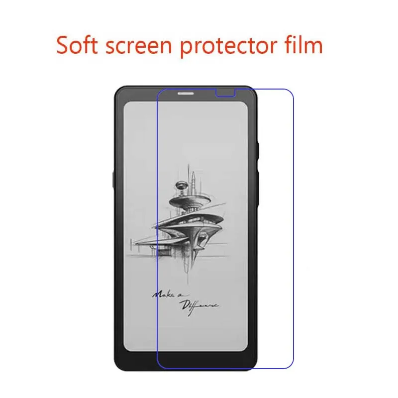 Soft Matte Anti-Glare /Clear HD PET Screen Protector Protective Guard  Film For BOOX P6 ,3pcs