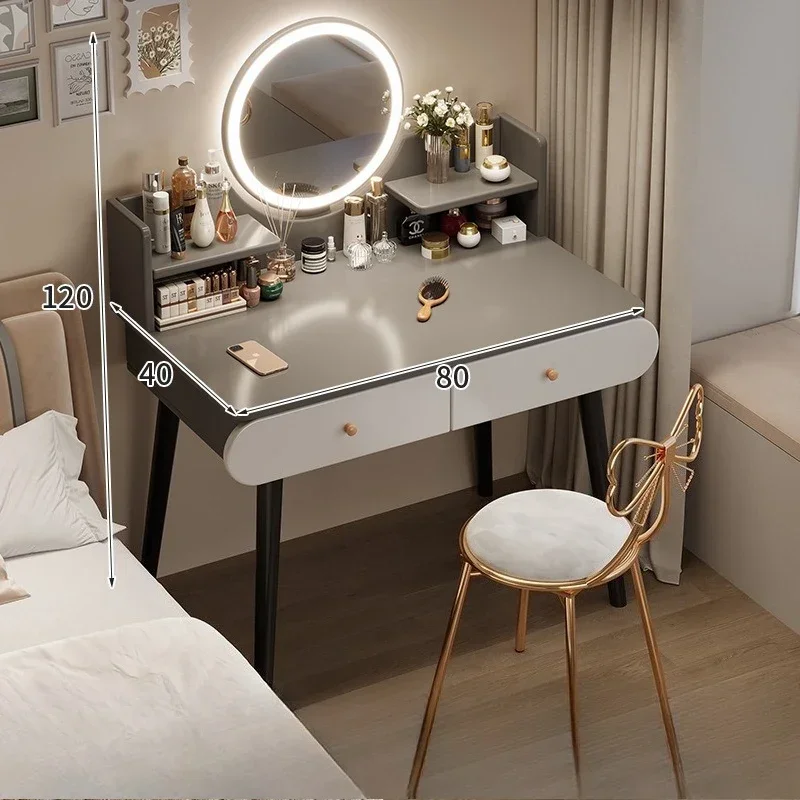 Multi-functional Dresser, chest, integrated bedroom, multi-pump with makeup mirror, table, studio storage cabinet, makeup table