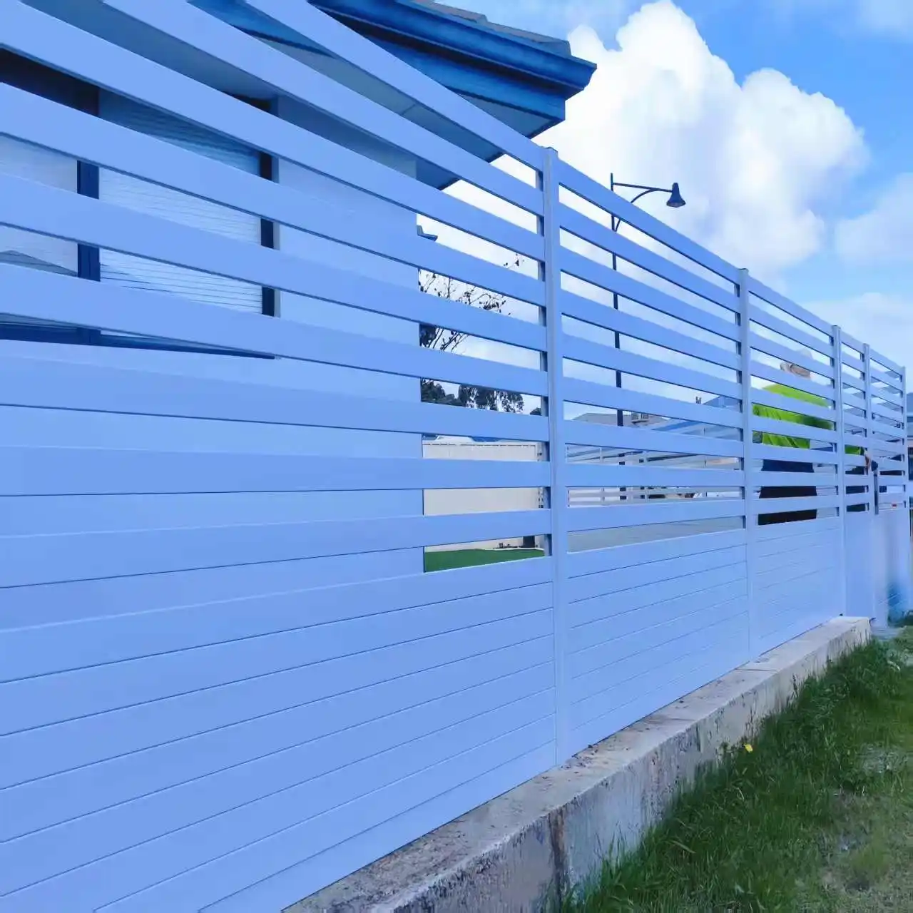 Picture 4: Aluminum Fence, Hot-Dip Galvanized, Privacy Gate, Powder Coated, Outdoor Garden Fence, School Playground Villa Yard