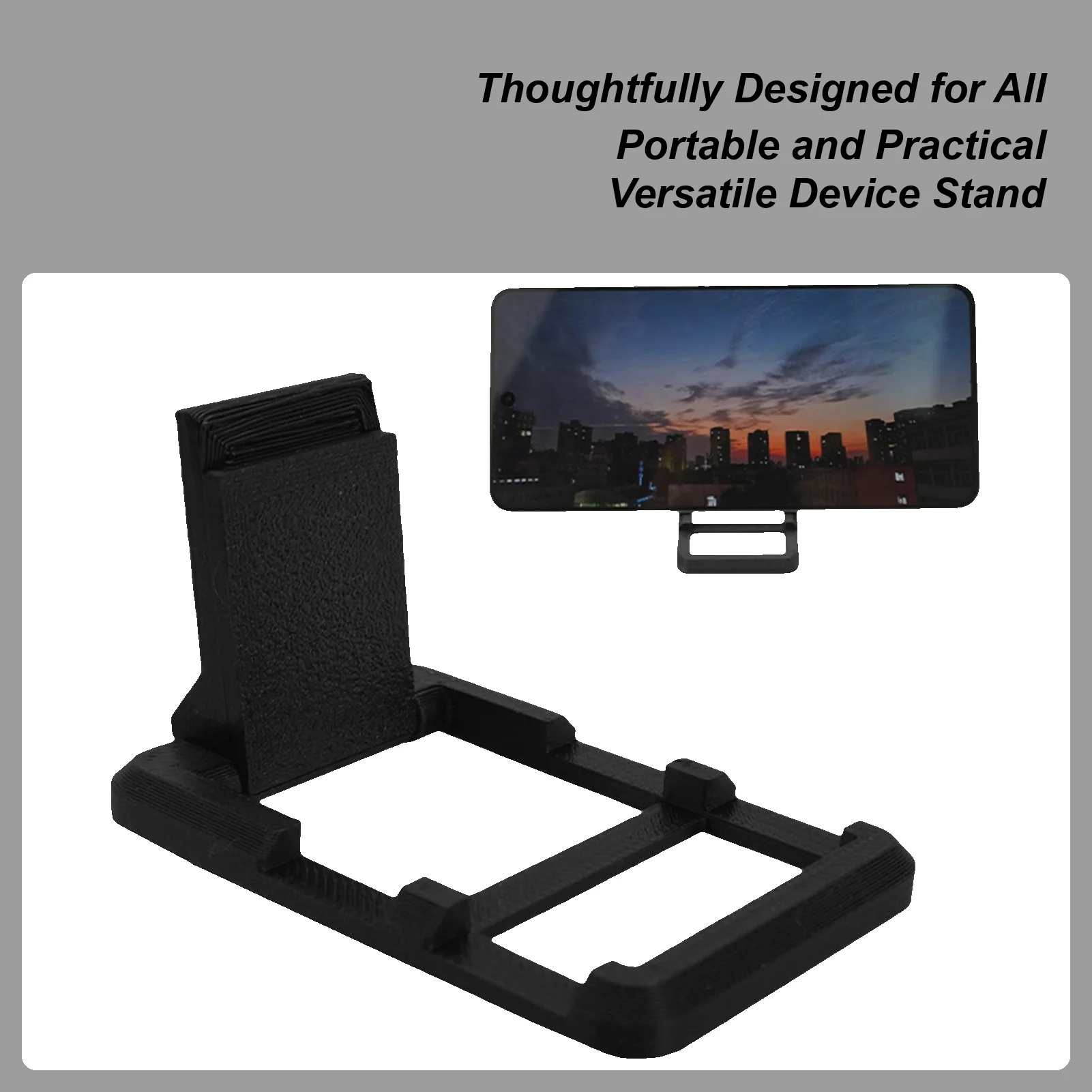 

Foldable Cell Phone Holder Cell Phone Tablets Holder Cradle Dock Compact Versatile Smartphone Kickstand For Offices Kitchen