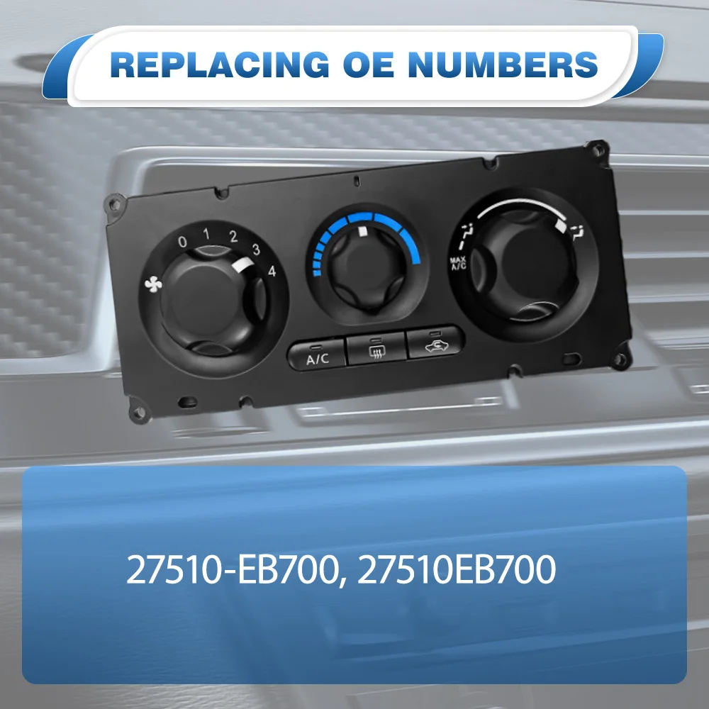 닛산 프론티어 NP300 Navara D40 2005-2007 2010-2014 A/C 냉각 기후 제어 패널 용 자동차 A/C 에어컨 스위치