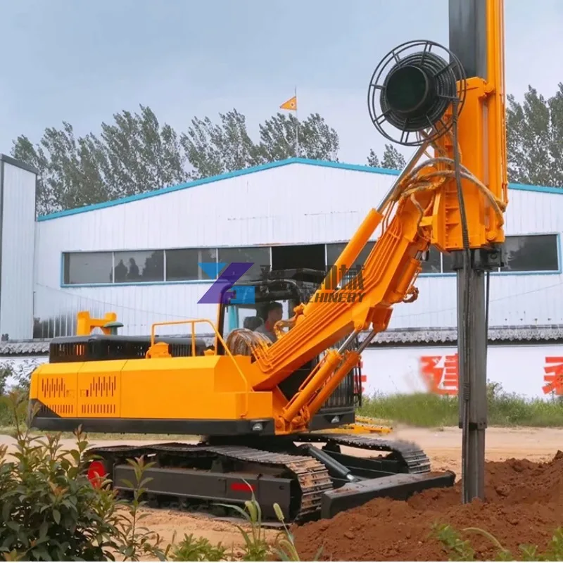 Solar Hydraulic Photovoltaic Pile Driver Mini Solar Pile Driver Machine