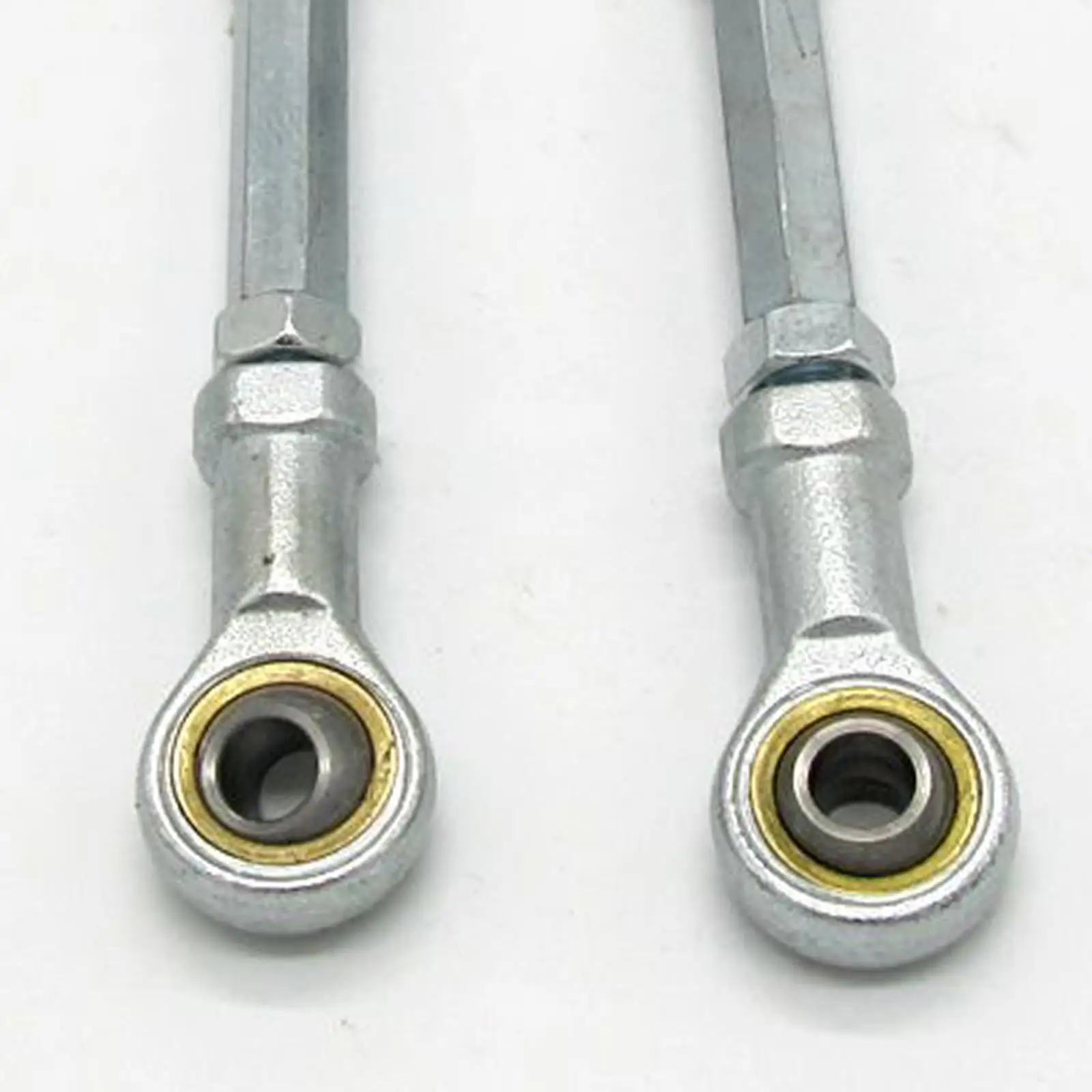 2pcs Steering Tie Rods Kit Ball Joint 155mm Adjustable Left Right Hand Tie Rod Ball Joint For Electric Mini Go Kart