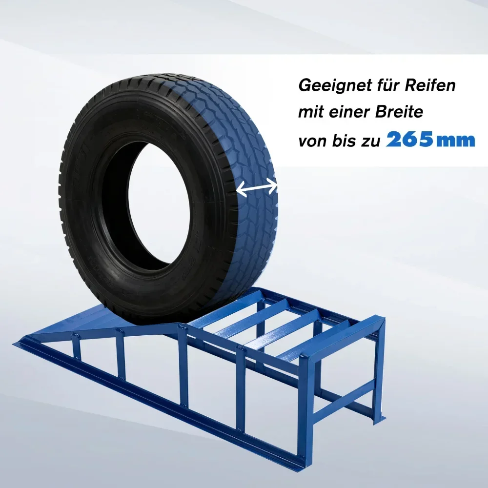 Hydraulische Hebebühne für Autos, 2000 kg, für die Wartung und Ölwechsel im Auto, flach 23 ° Eingangswinkel, 27,5 cm höhenverstellbar – Detail 3
