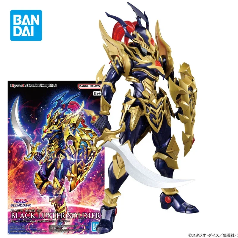 Bandai figura-rise estándar amplificado yu-gi-oh Duel monsters soldado negro brillo FRS coleccionar juguetes de recuerdo para regalo de niños